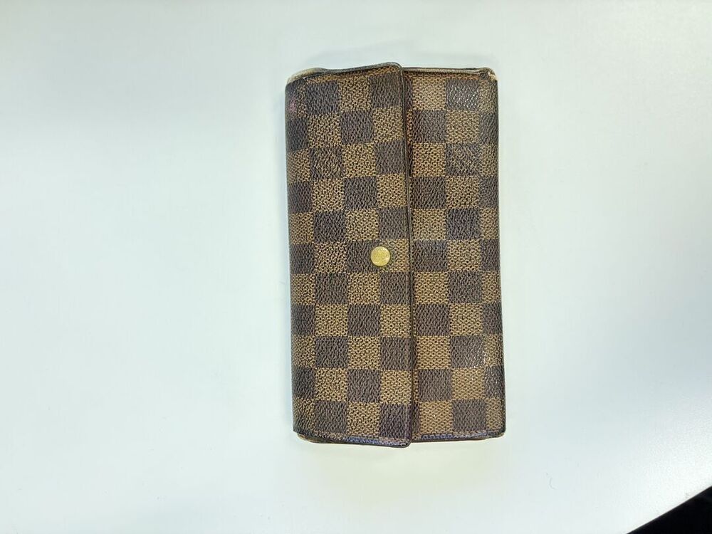 Louis Vuitton Damier Ebene Sarah Long Wallet